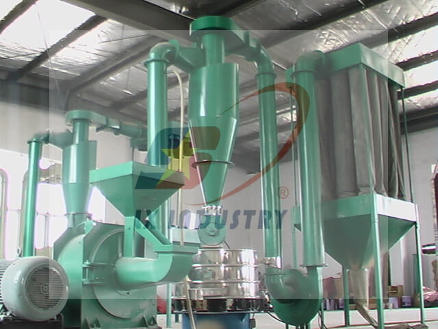 Rubber Powder Pulverizer Machine For Tire Recycling Plant
