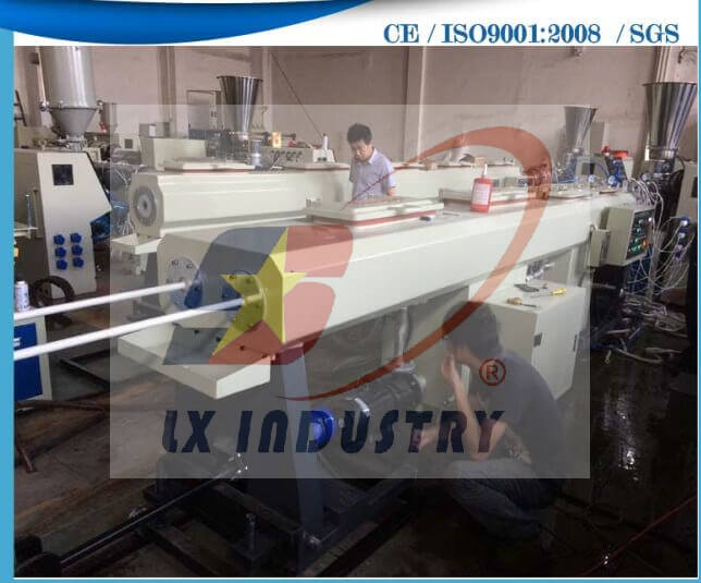 PVC Two Cavity Pipe Extrusion Production Line