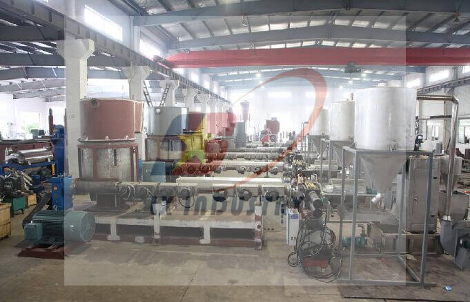 PE PP Pelletizing with Compactor